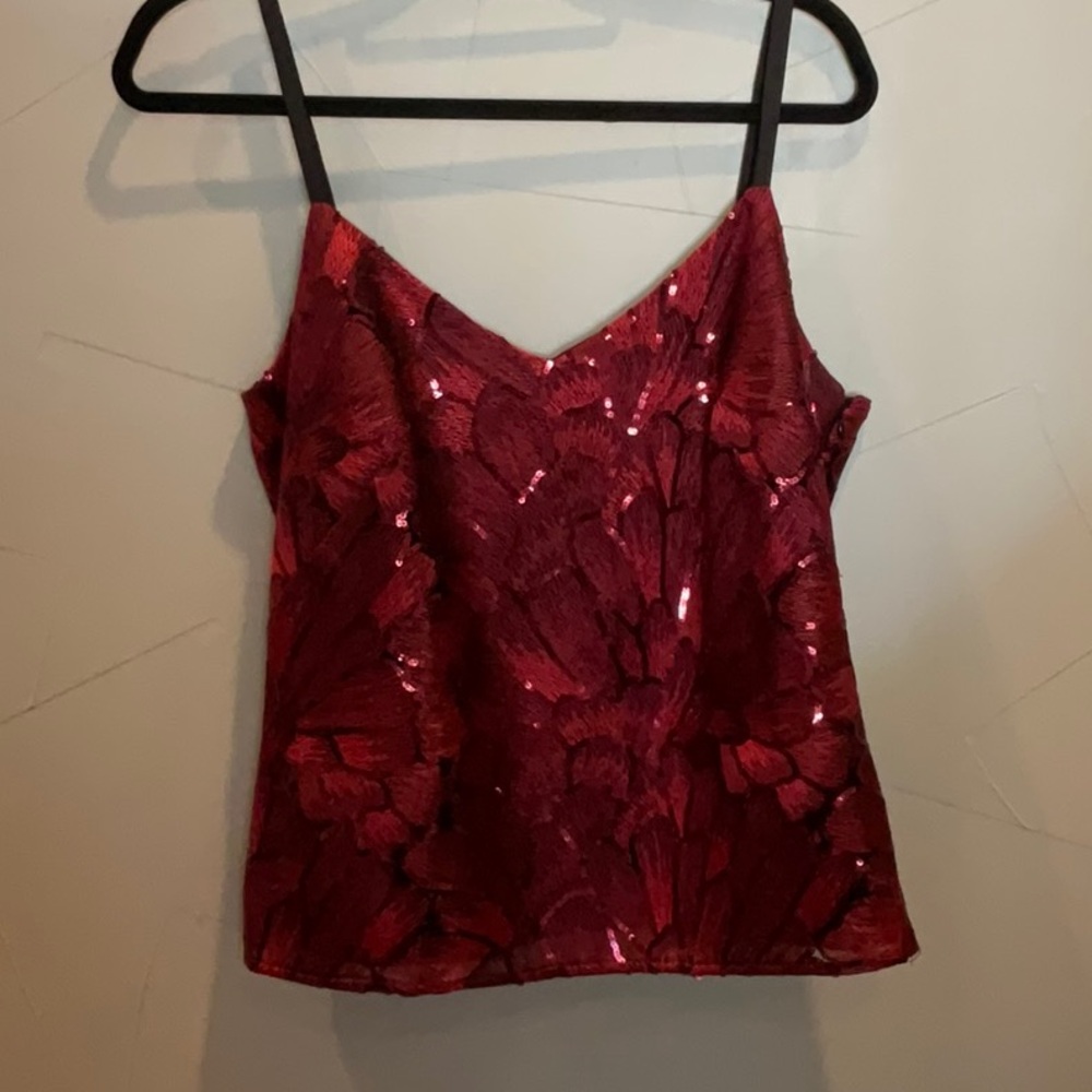 White House Black Market sequin top